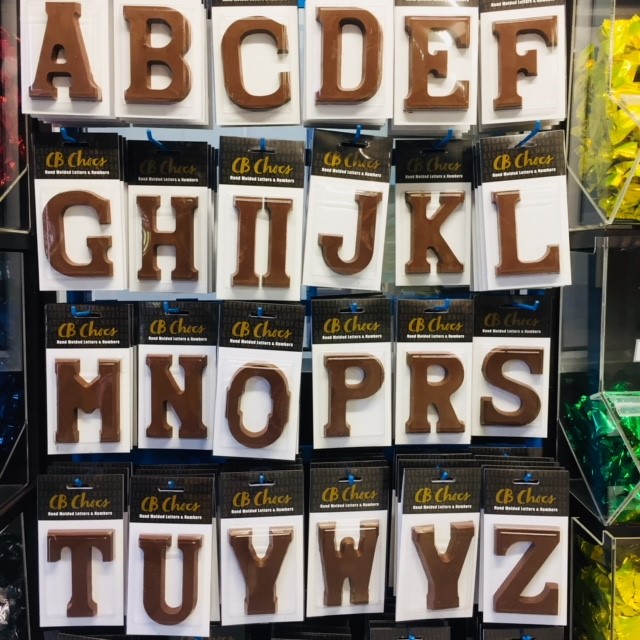 Chocolate letters Sinterklaas