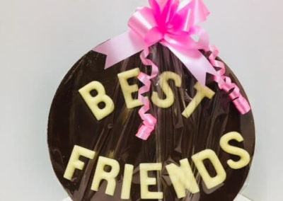 Chocolate Plaques Best Friends